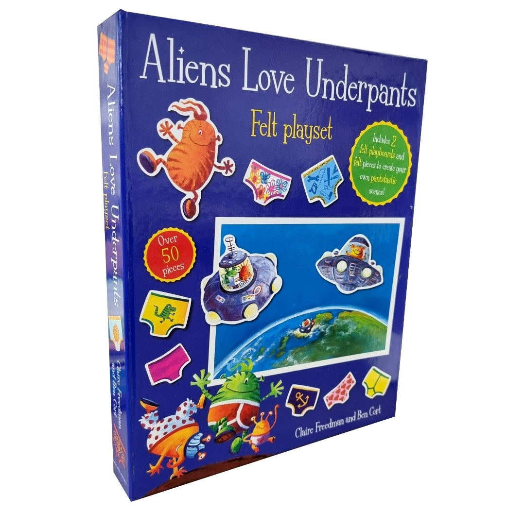 Aliens Love Underpants Book & Felt Play Set