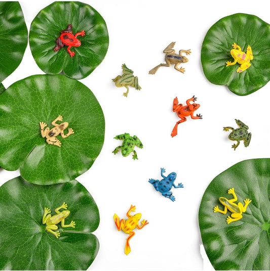 20 PC Frogs & Leaves