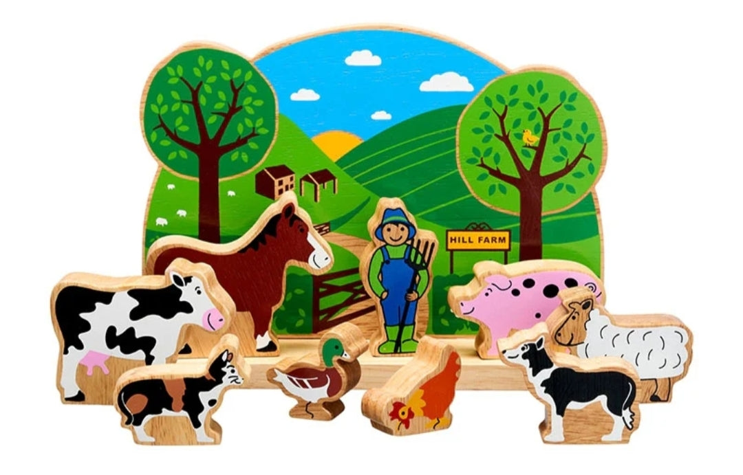 Wooden Farm Play Set