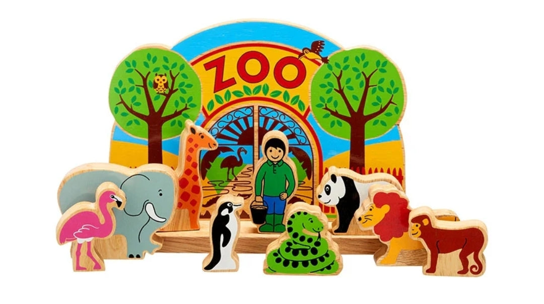 Wooden Zoo Playscene