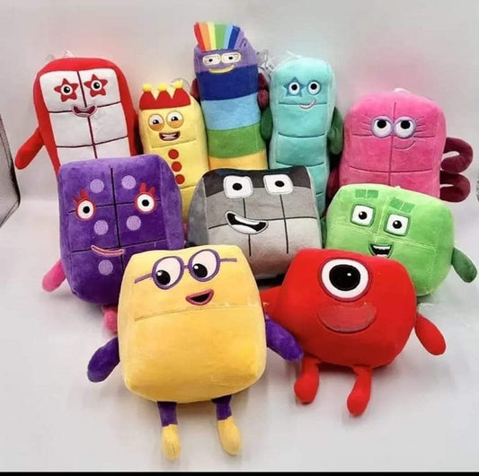 Numberblocks Plush Set